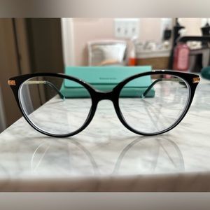 Tiffany and Co black eyeglass frames